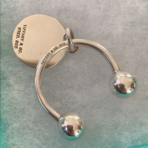 Tiffany & Co. keychain with charm (small!)